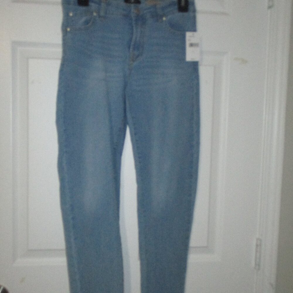 7 FOR ALL MANKIND SLIMMY Boys Size 14 Light Wash Stretch Denim Jeans